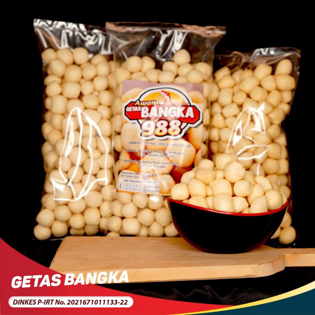 988 getas ikan bangka 250gr asli palembang