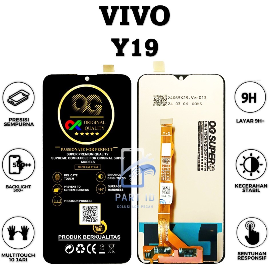 LCD TOUCHSCREEN VIVO Y19 FULLSET ORIGINAL 100%