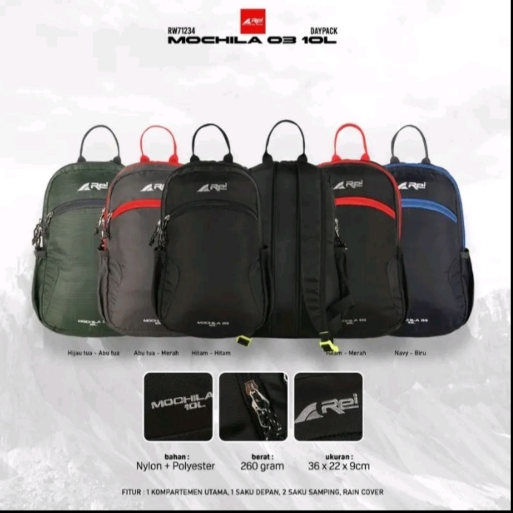 TAS RANSEL AREI MOCHILA 03 10L