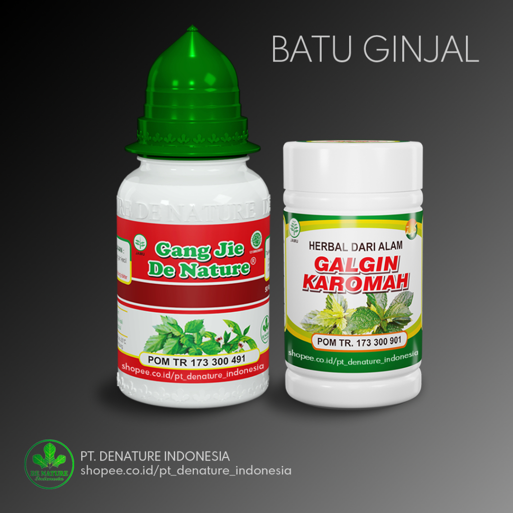 GALGIN GANG JIE De Nature Obat Herbal Kencing Batu Ginjal