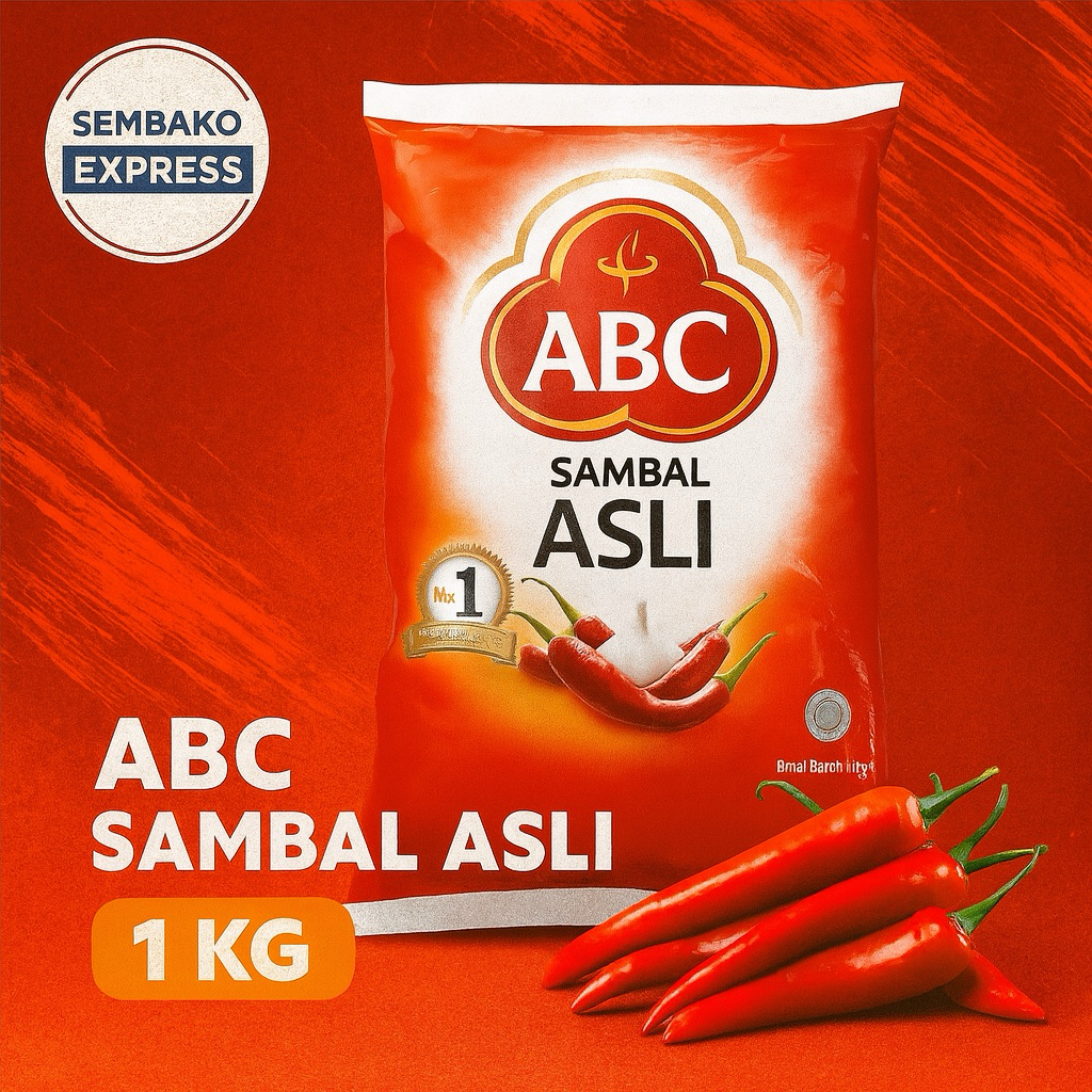 

ABC Sambal Asli 1kg – Pedas Tradisional, Rasa Autentik untuk Semua Masakan