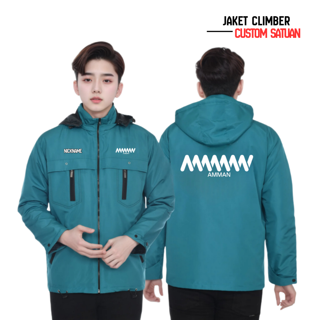 Jaket Amman Safety Custom Jaket Tambang Jaket Custom Perushaan Amman Mineral