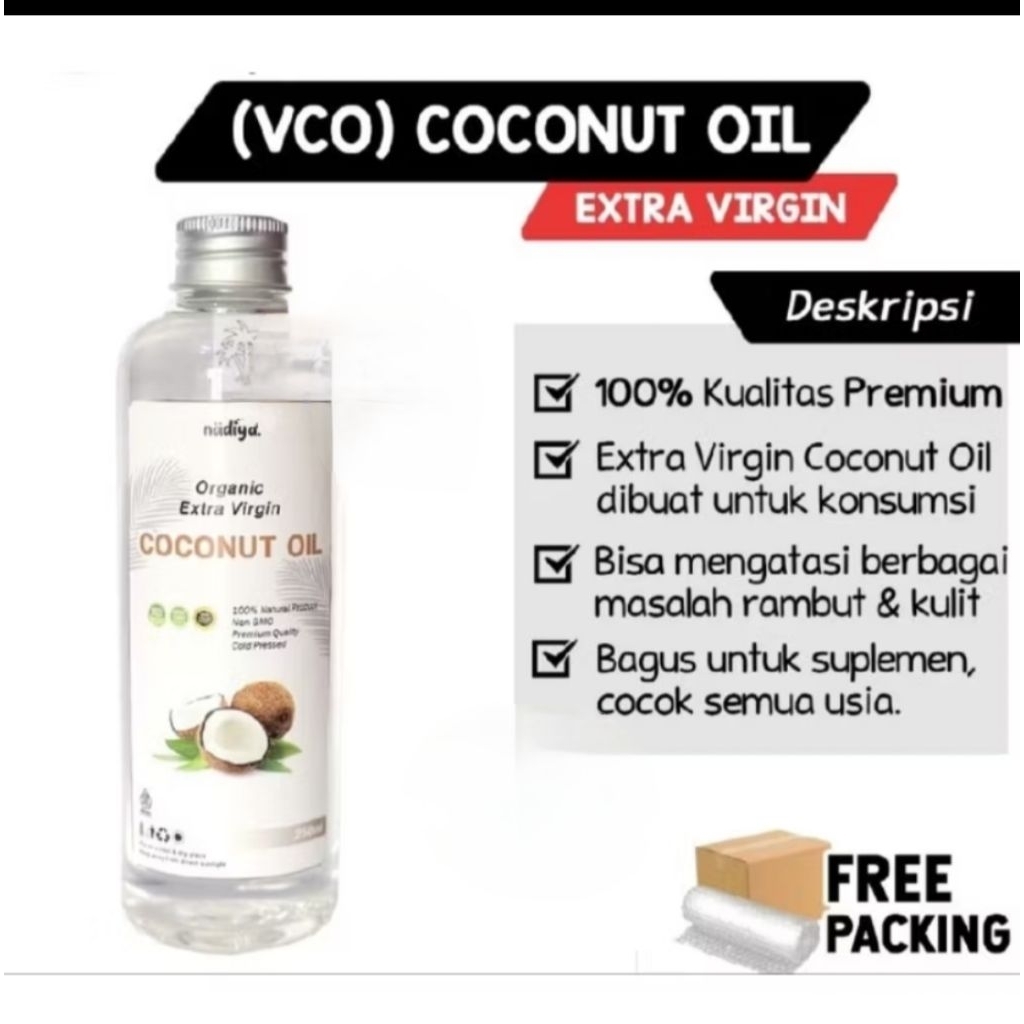 

VCO Virgin Coconut Oil Premium Isi 100 Ml Minyak Kelapa Murni