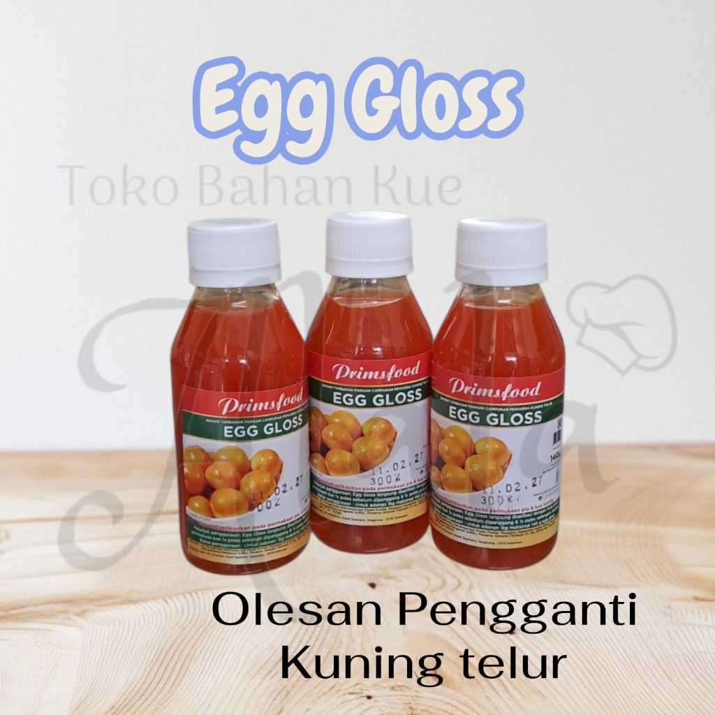 

Primsfood Egg Gloss 140gr / Olesan Pengganti kuning telur
