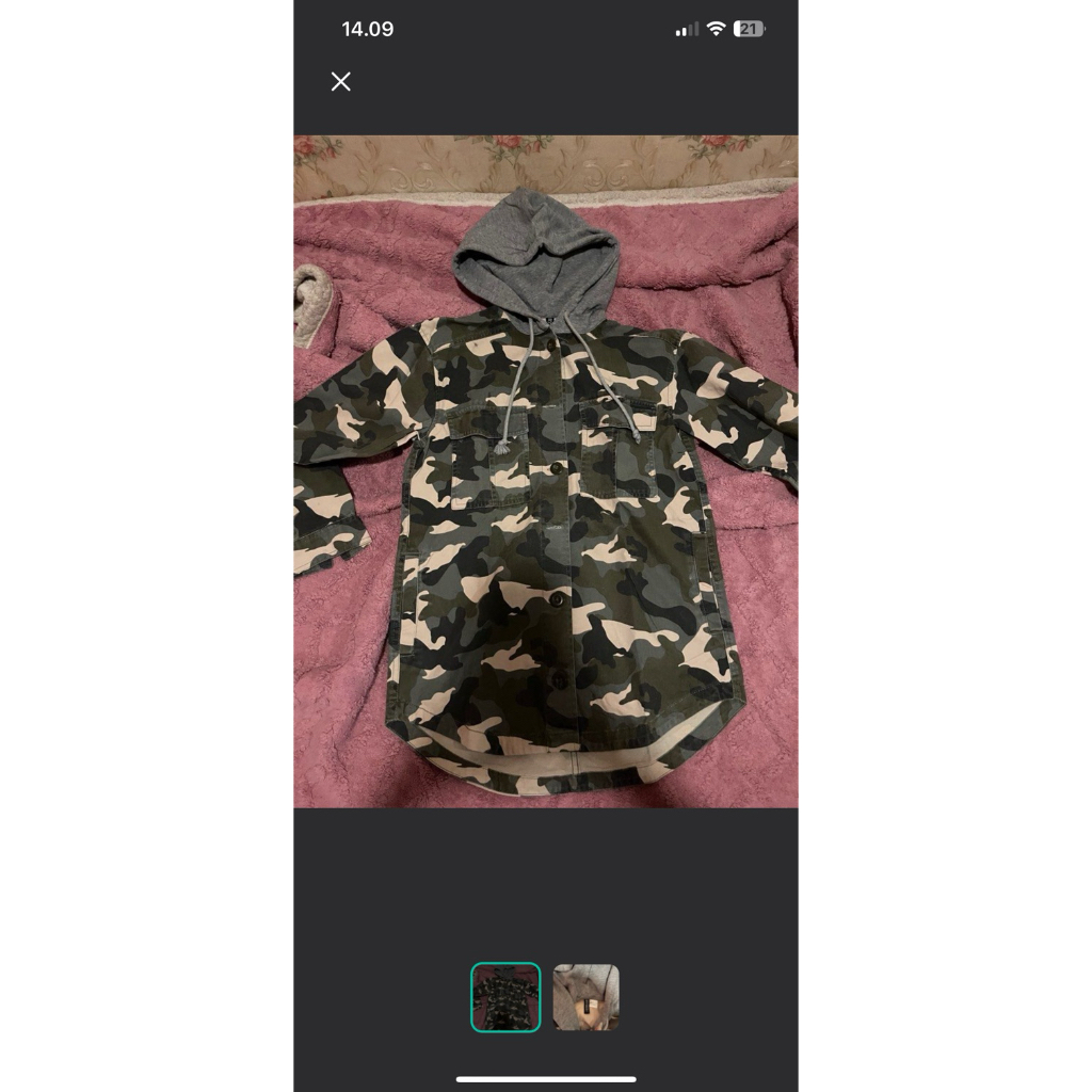 preloved kemeja hoodie hnm