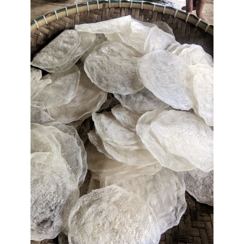 

opak aci / opak kanji siap goreng per 15 pcs ukuran sedang