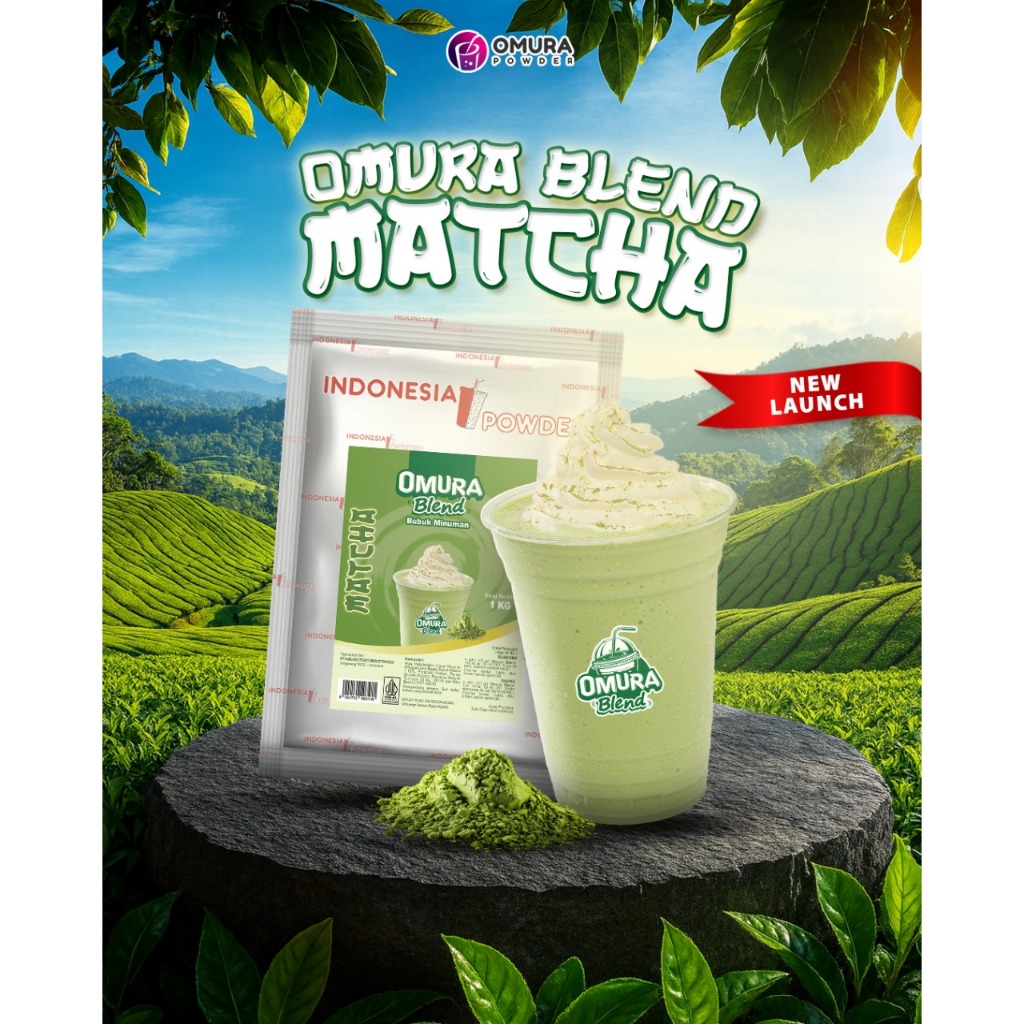 

BLEND Bubuk Minuman Premium Rasa Matcha Japan 1 Kg & 500 Gram Mengandung Gula Dan Krimer Indonesia Powder