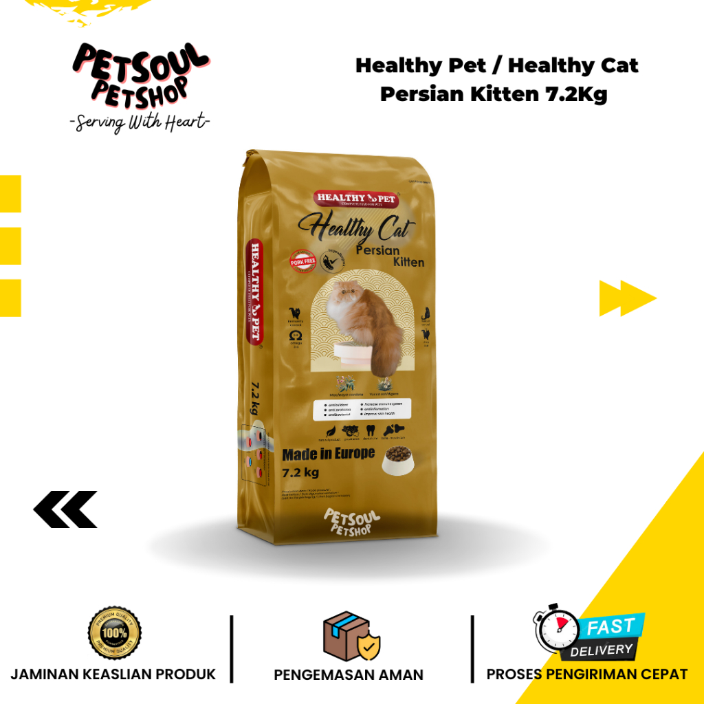 Healthy Cat Kitten Persian 7.2kg Makanan Kucing Healthy Pet Kitten
