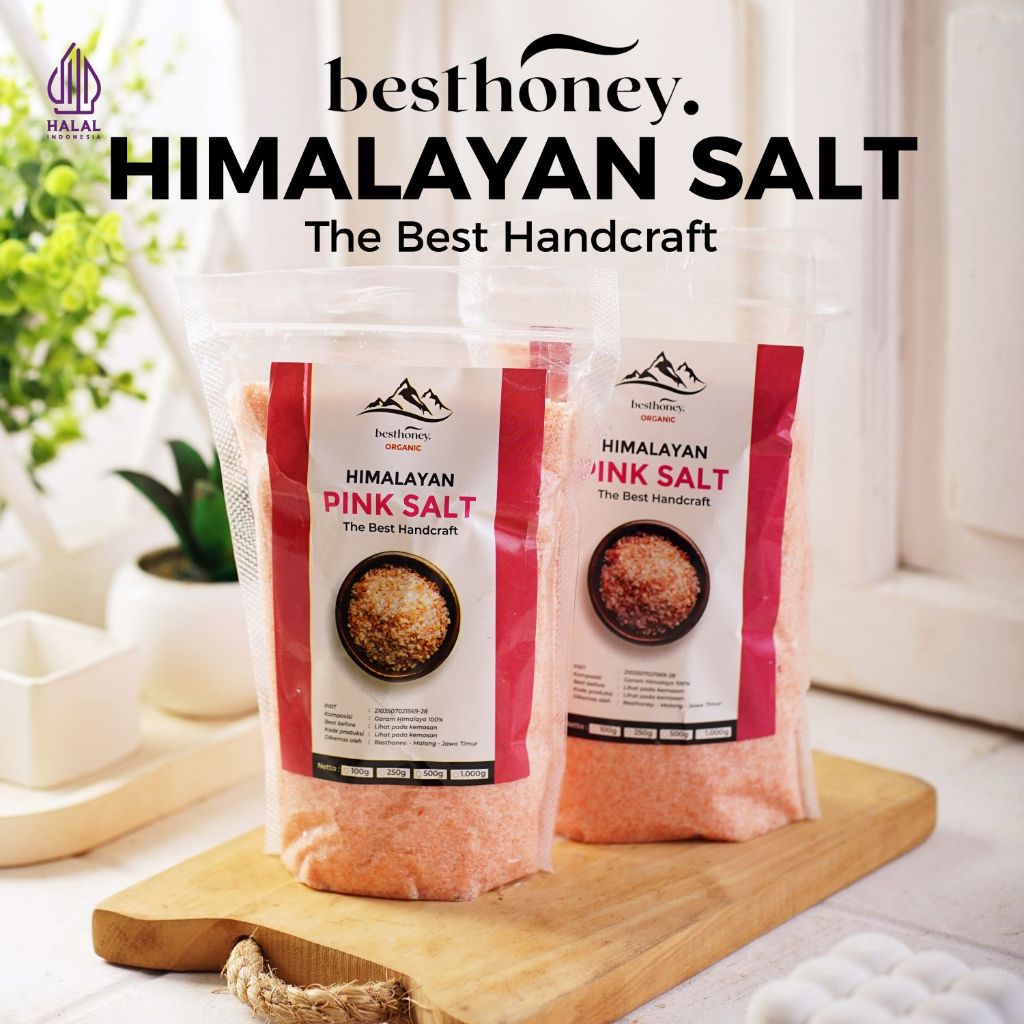 

Best Honey Paket Himalayan Salt Garam Himalaya Organik Pink Salt