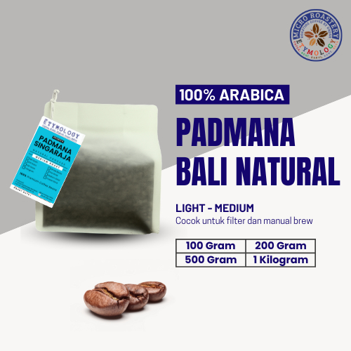 

ETYMOLOGY - Kopi Arabica Padmana Bali Natural 100gr - 1kg Roasted Beans