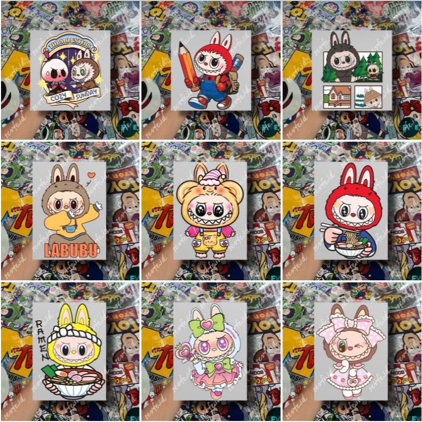 

Stiker Sablon Setrika Sablon LABUBU E