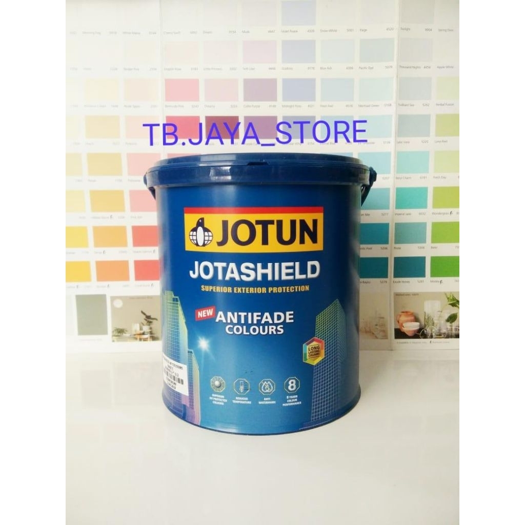 JOTUN JOTASHIELD ANTIFADE COLOURS 2.5L DRAGON RED 0587 CAT TEMBOK EXTERIOR