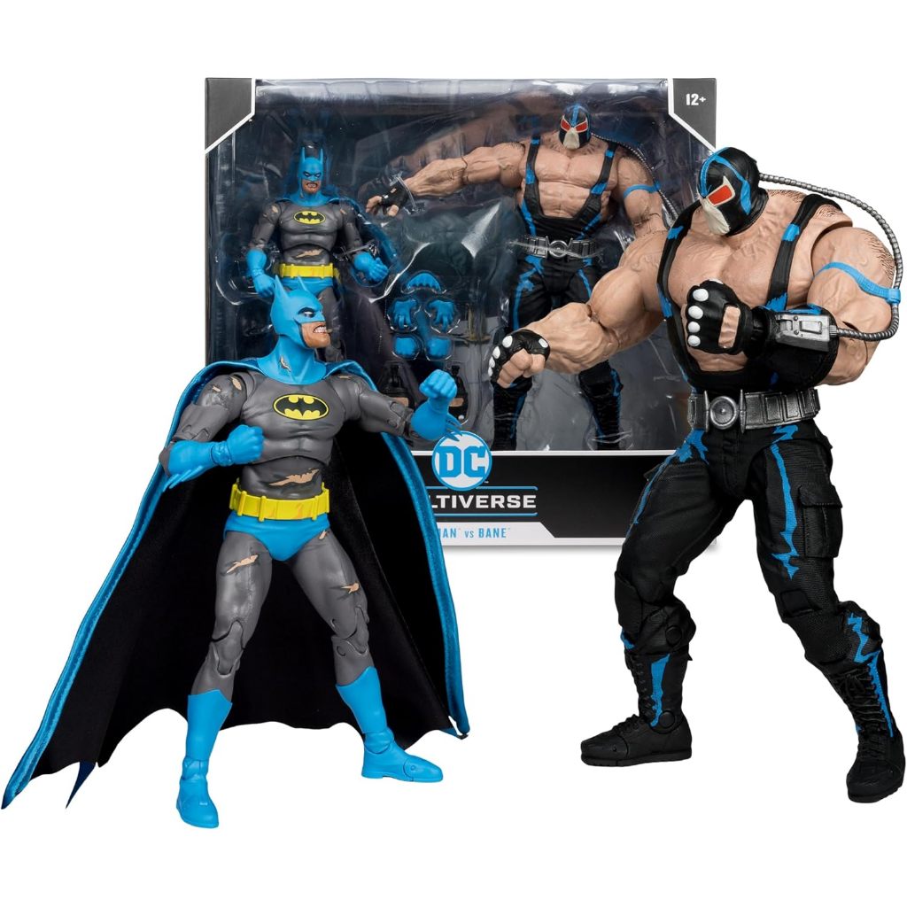 McFarlane Toys DC Multiverse Batman vs Bane Actionfigur und Mega-Figur, 17,8 cm, 2 Stück