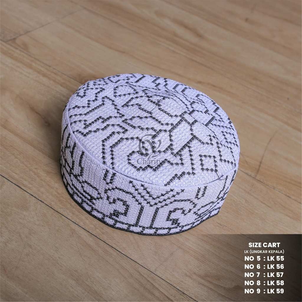 Kopiah Peci Pakistan Pria Bordir Original || Kopiah Peci Pakistan Pria Full Bordir Original
