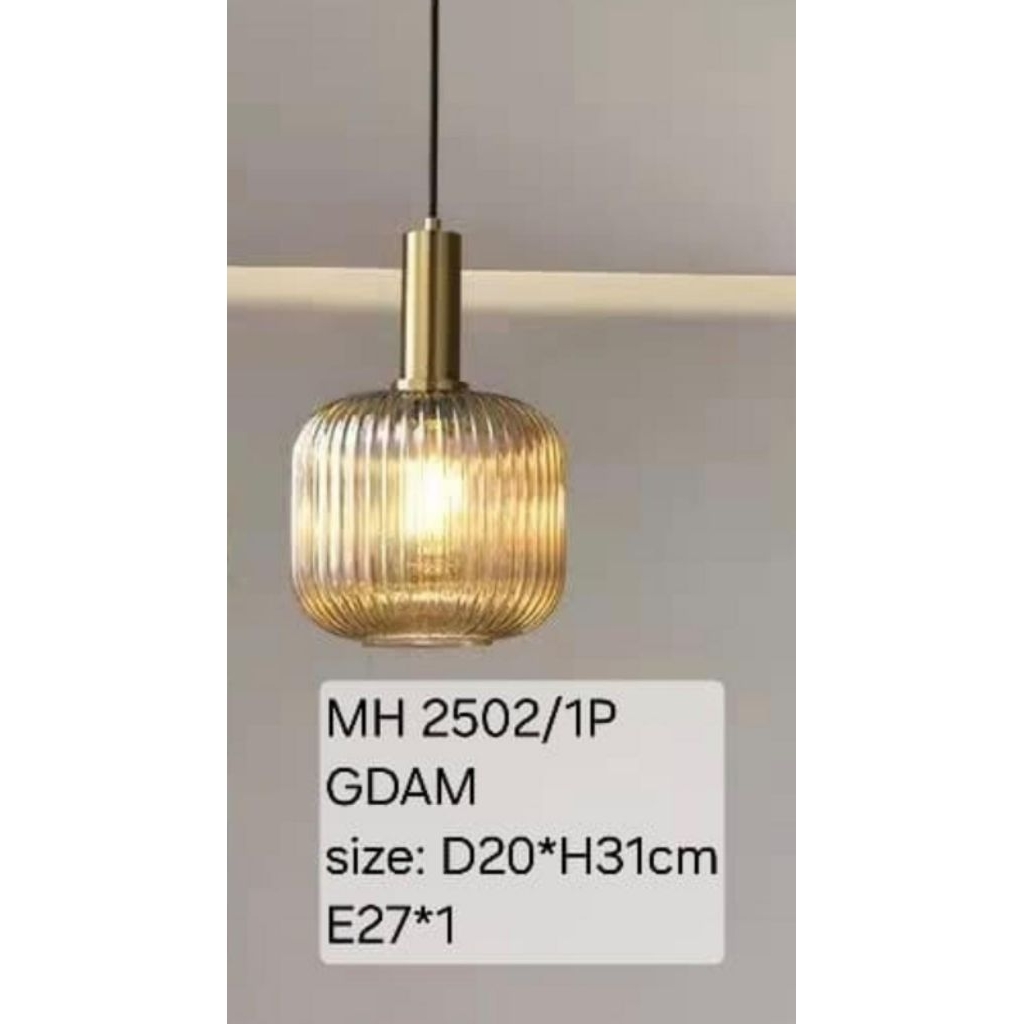 Lampu Gantung Hias Minimalis Modern 1 Lampu Meja Island Meja Makan Elegan