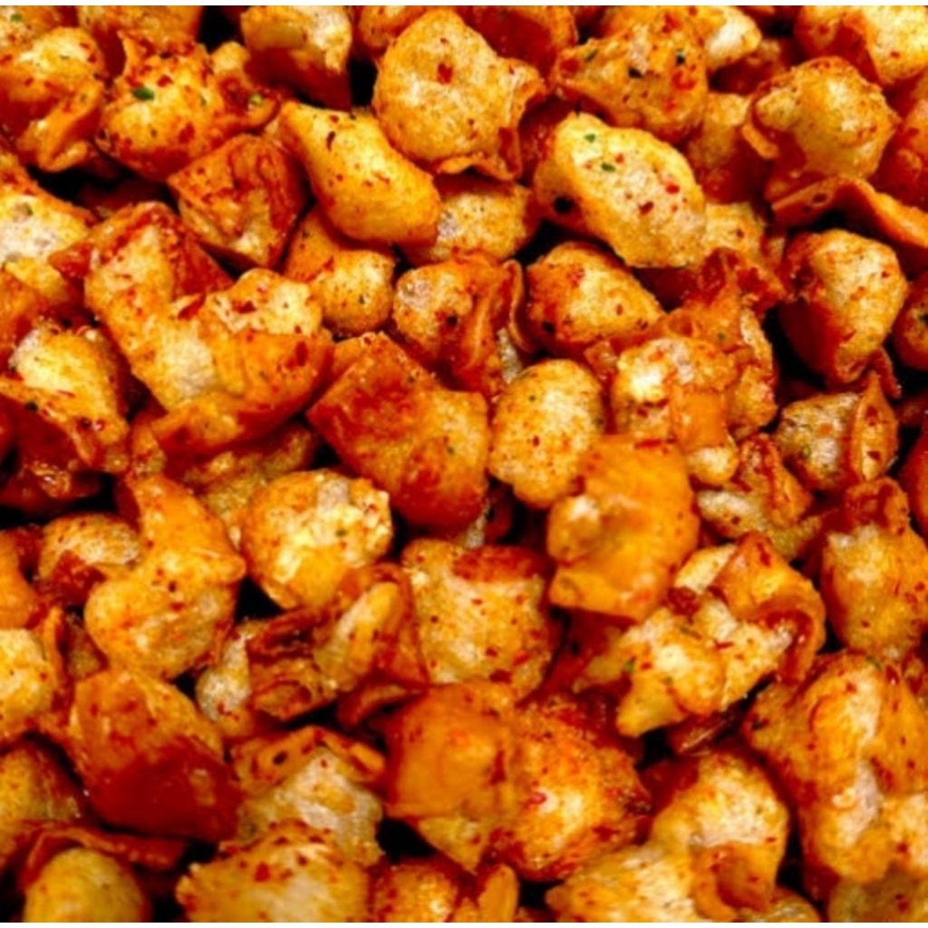 

siomay kering pedas daun jeruk/bustik siomay pedas/cemilan pedas/snack