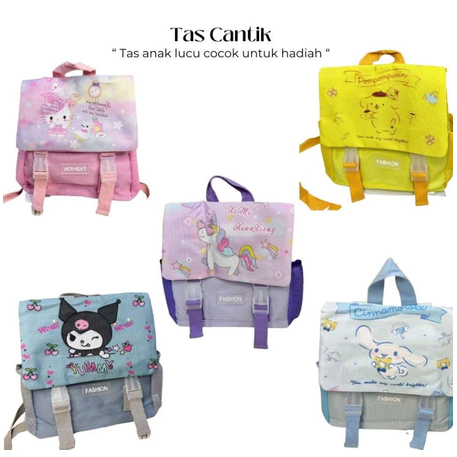 tas sanrio premium/ransel sanrio anak/tas sanrio lucu/tas sekolah anak/tas cinnamonroll/tas kuromi/s