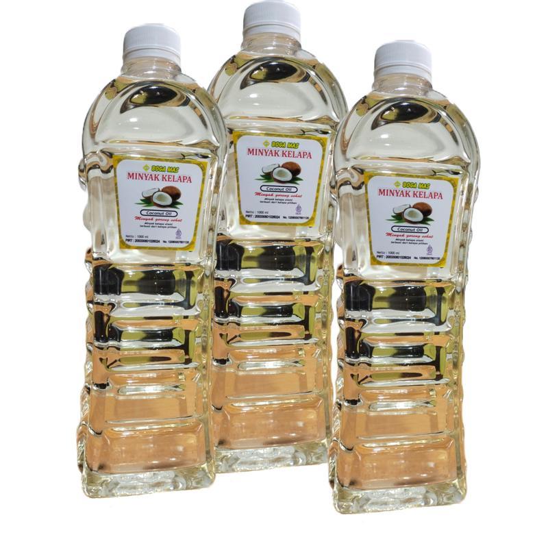 Minyak Kelapa Murni 1000ml Boga Mas Halal MUI
