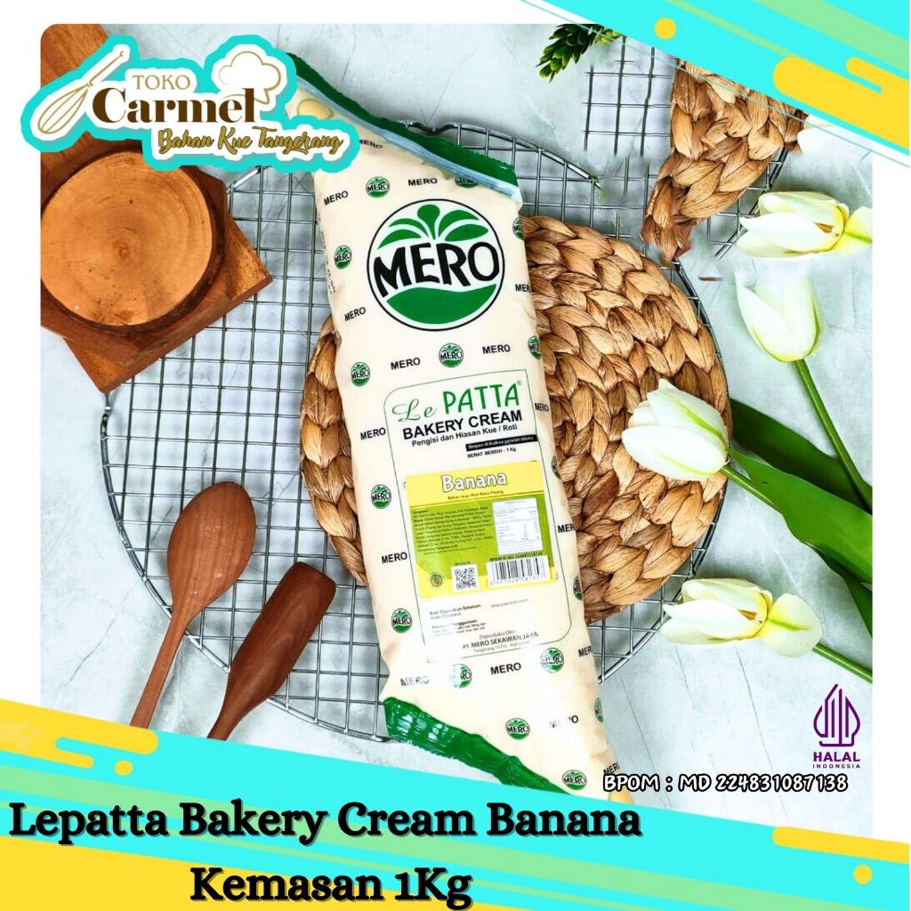 LEPATTA Cream Filling Aneka Rasa 1kg - Isian Roti / Donat Bombolini 2