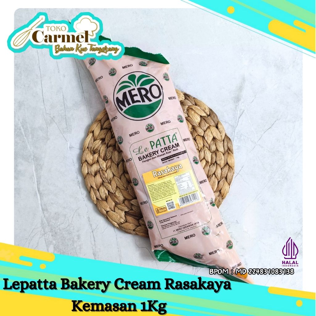 LEPATTA Cream Filling Aneka Rasa 1kg - Isian Roti / Donat Bombolini 5