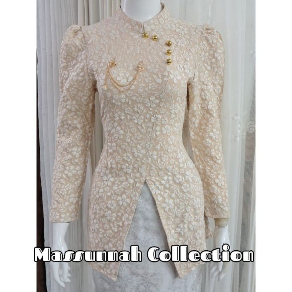 Kebaya Janggan Fukuro jaguar Primium//Kebaya Kondangan Terbaru//Kebaya Lamaran Rok Songket