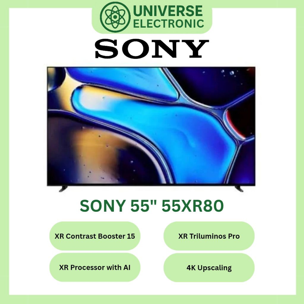 SONY 55XR80 / K-55XR80 BRAVIA 8 OLED TV 55 Inch