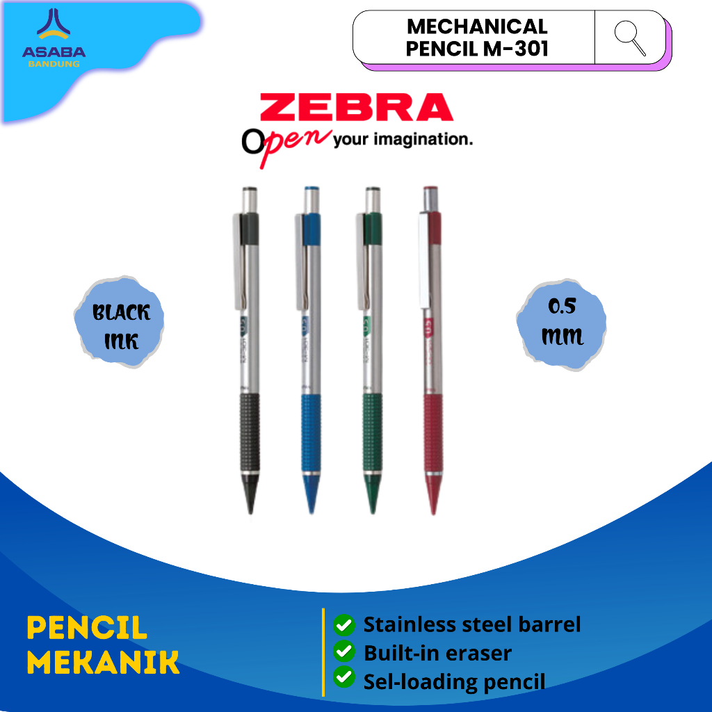 

Asaba Bandung - Zebra Mechanical Pencil M-301