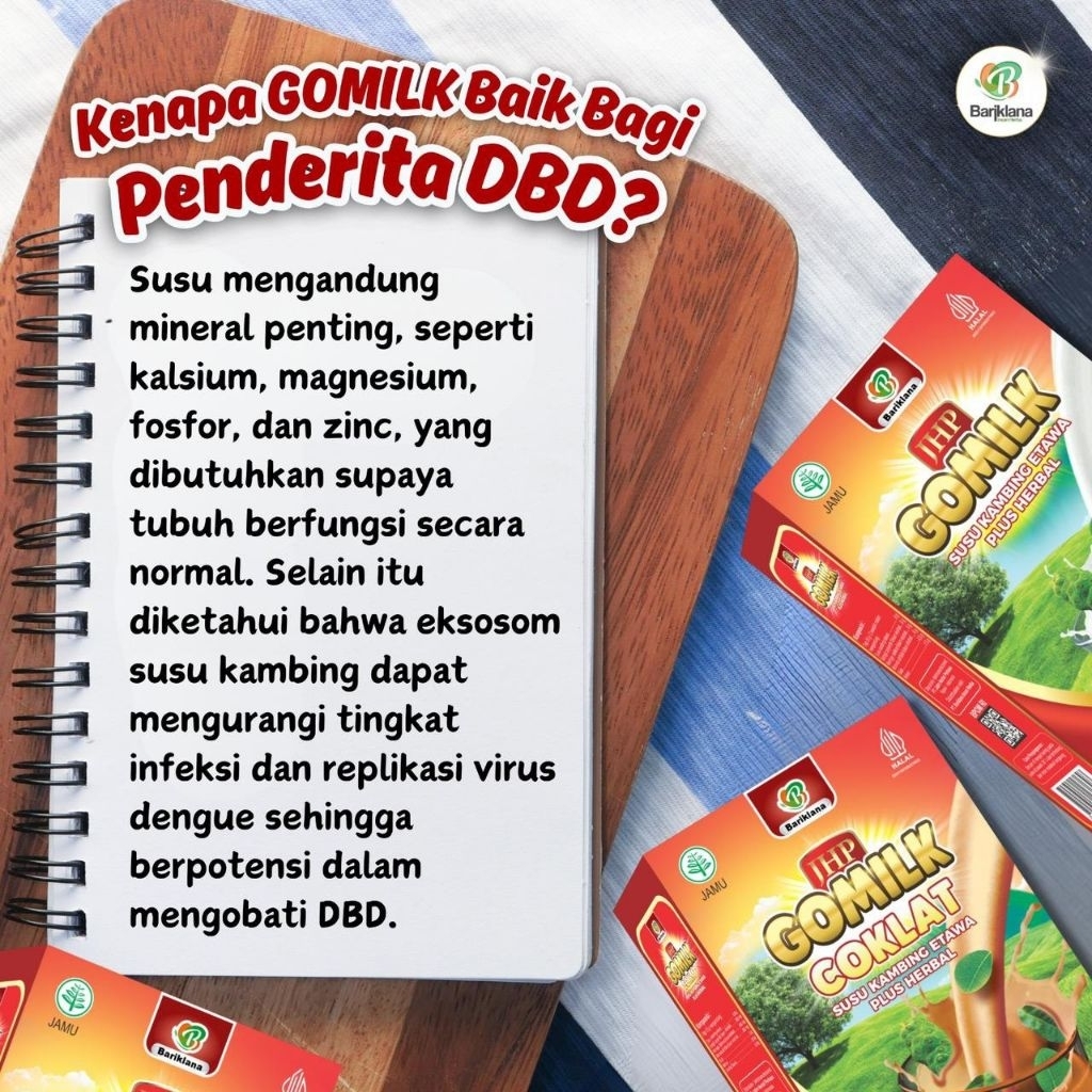 

GOMILK ASLI ORIGINAL SUSU KAMBING ETAWA PLUS HERBAL BPOM Atasi Asam Lambung Gerd
