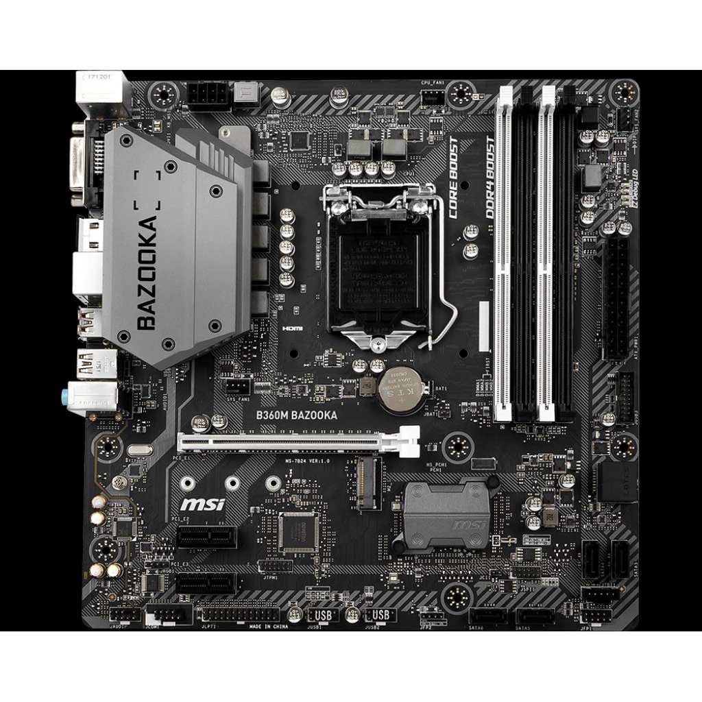 Motherboard MSI Bazooka B360m Bekas