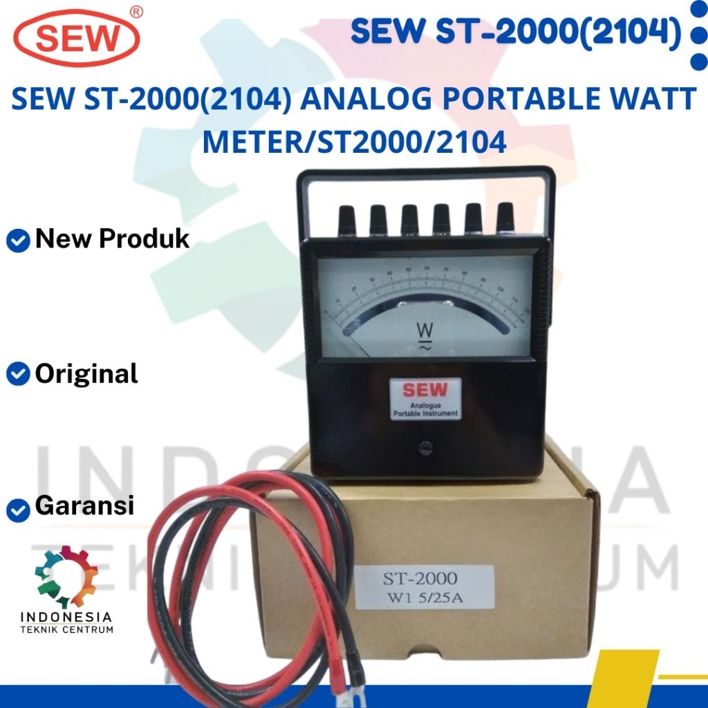 SEW ST-2000(2104) Analog Portable Watt Meter/ST2000/2104