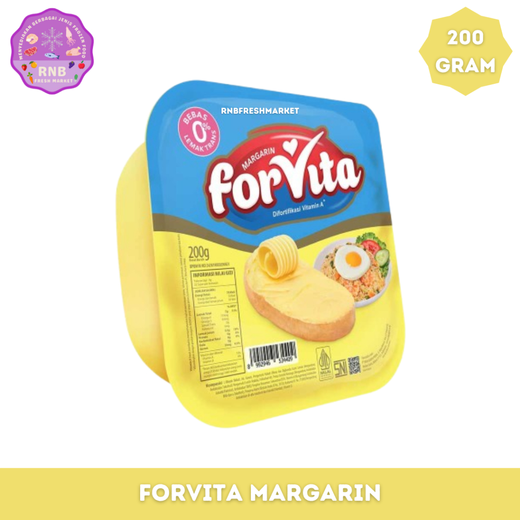 

Forvita Margarin Pot Netto 200 Gram