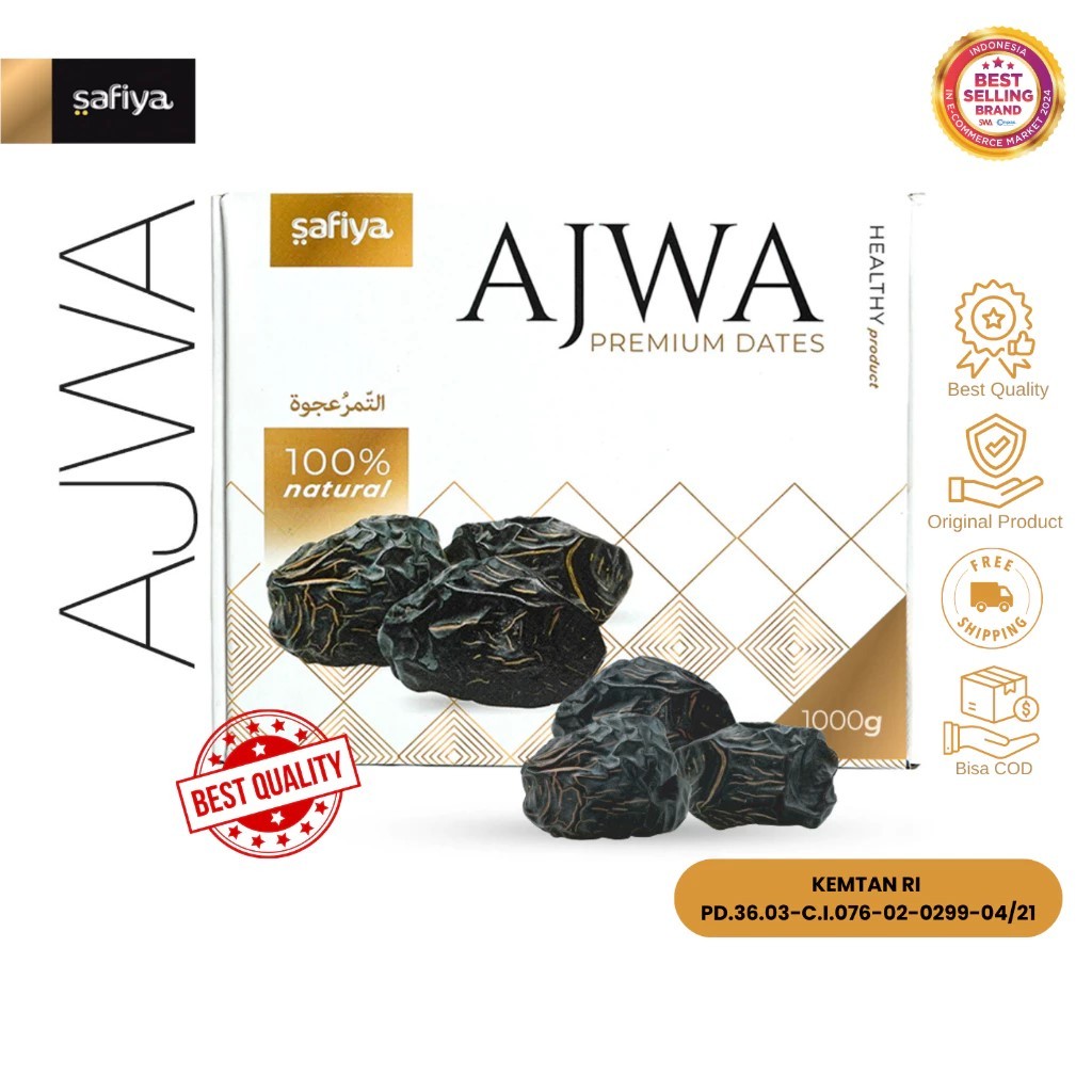 

Safiya Kurma Ajwa 1 Kg - 500 gr / Kurma Nabi