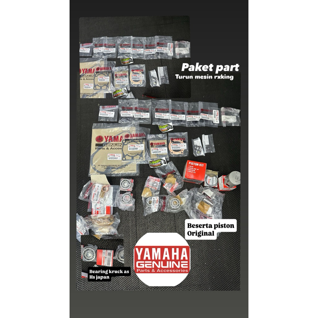 Paket Part Turun Mesin Rx King Original | Set Lengkap Overhaul Rx King | Sparepart Mesin Rx King