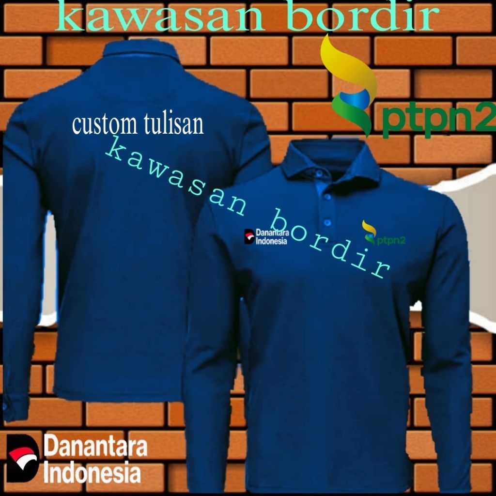 terbaru polo shirt perkebunan PTPN 2 kaos PTPN 2 baju PTPN 2 seragam PTPN 2 kaos perkebunan PTPN 2 s