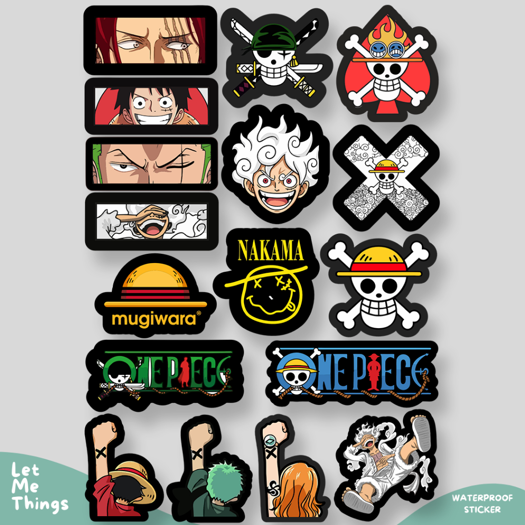 

Sticker Anime One Piece Vinyl Tahan Air