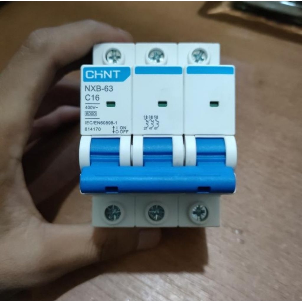MCB CHINT 3P 16A NXB-63A ORIGINAL