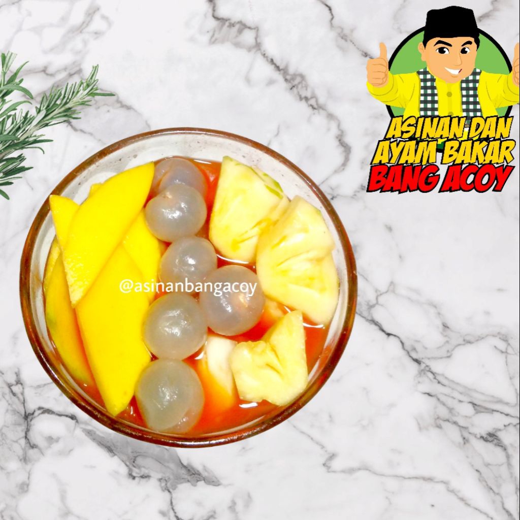 Asinan Buah Mangga, Kelengkeng, nanas
