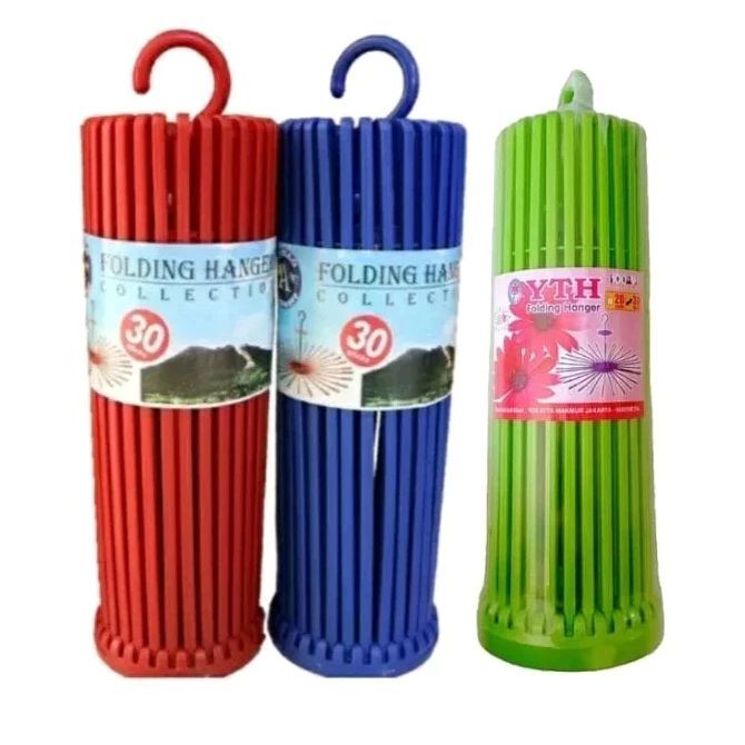 FOLDING HANGER 30 STICK / GANTUNGAN BAJU BAYI / JEMURAN BAJU BAYI / HANGER BAYI / JEMURAN BAJU BAYI 