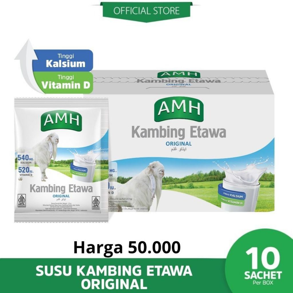 

Susu Kambing etawa bubuk original AMH