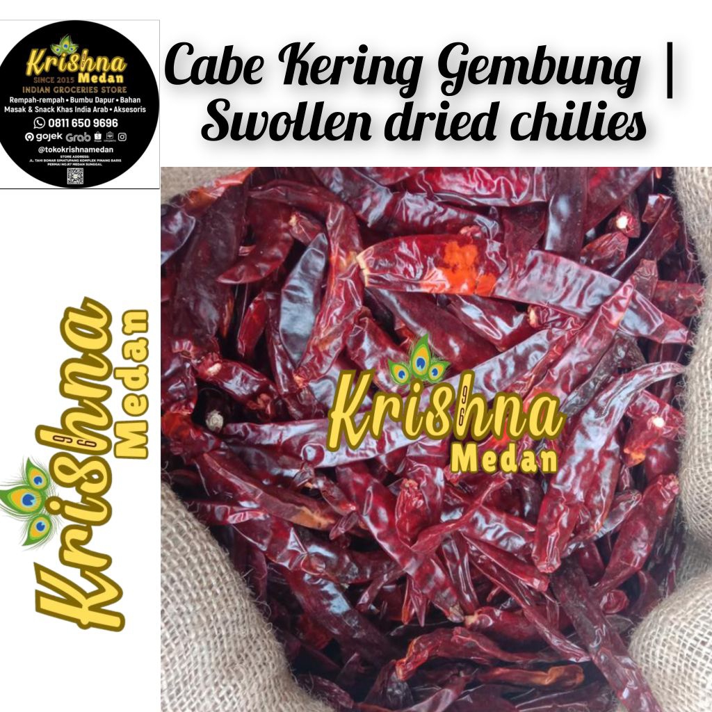 

Cabe Kering Gembung 1Kg | Swollen Dried Chilies