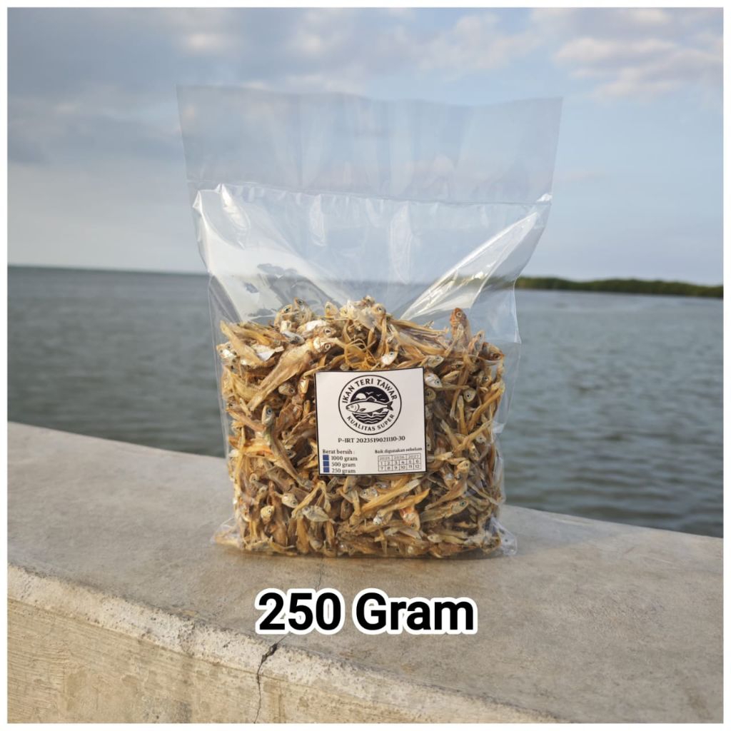 

IKAN TERI TAWAR 250 GRAM | TERI TAWAR 250 GRAM