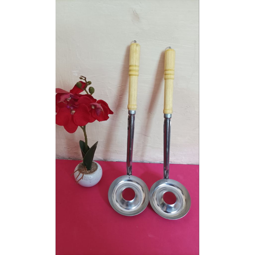 cetakan donat cair gagang kayu/cetakan donat