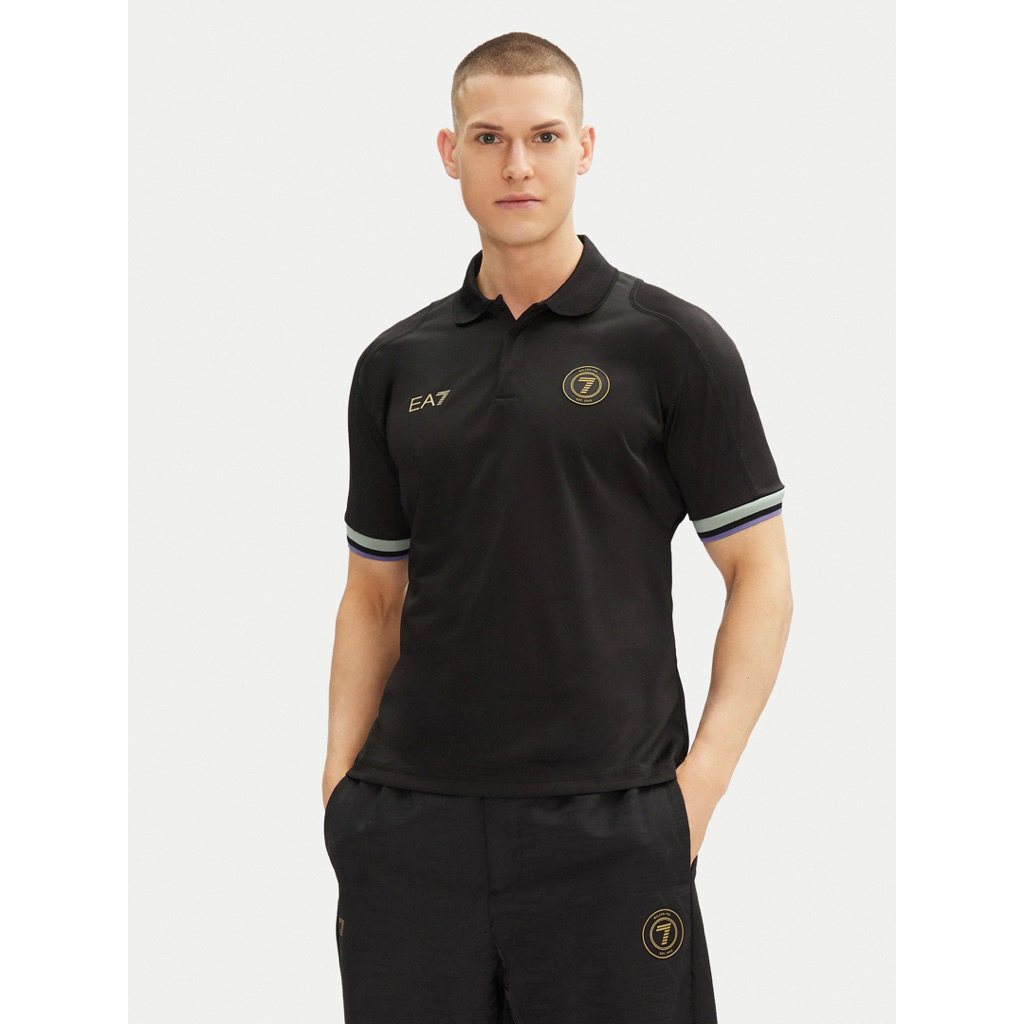 POLO SHIRT PRIA - ‘EA7 BLACK ORIGINAL AUTHENTIC