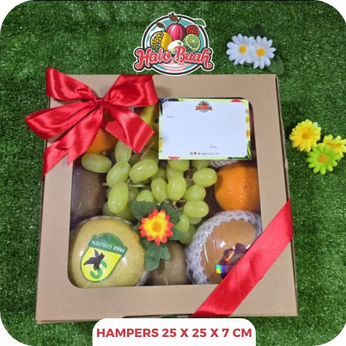 

Hampers Buah Bisa Request Buah 25 x 25 x 7 cm