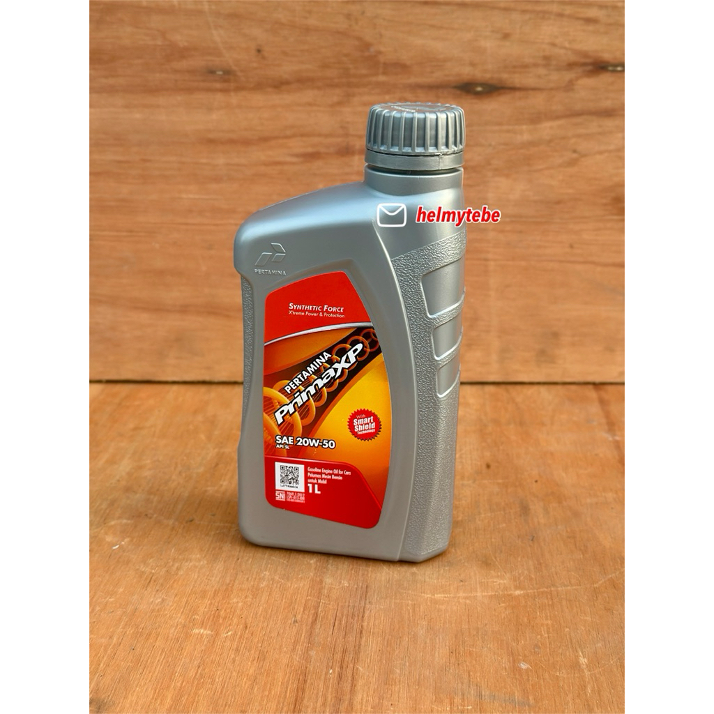 oli primaxp 1L asli original / Oli Motor Pertamina Prima XP SAE 20W-50 1L Pelumas Mesin Motor 4T Man