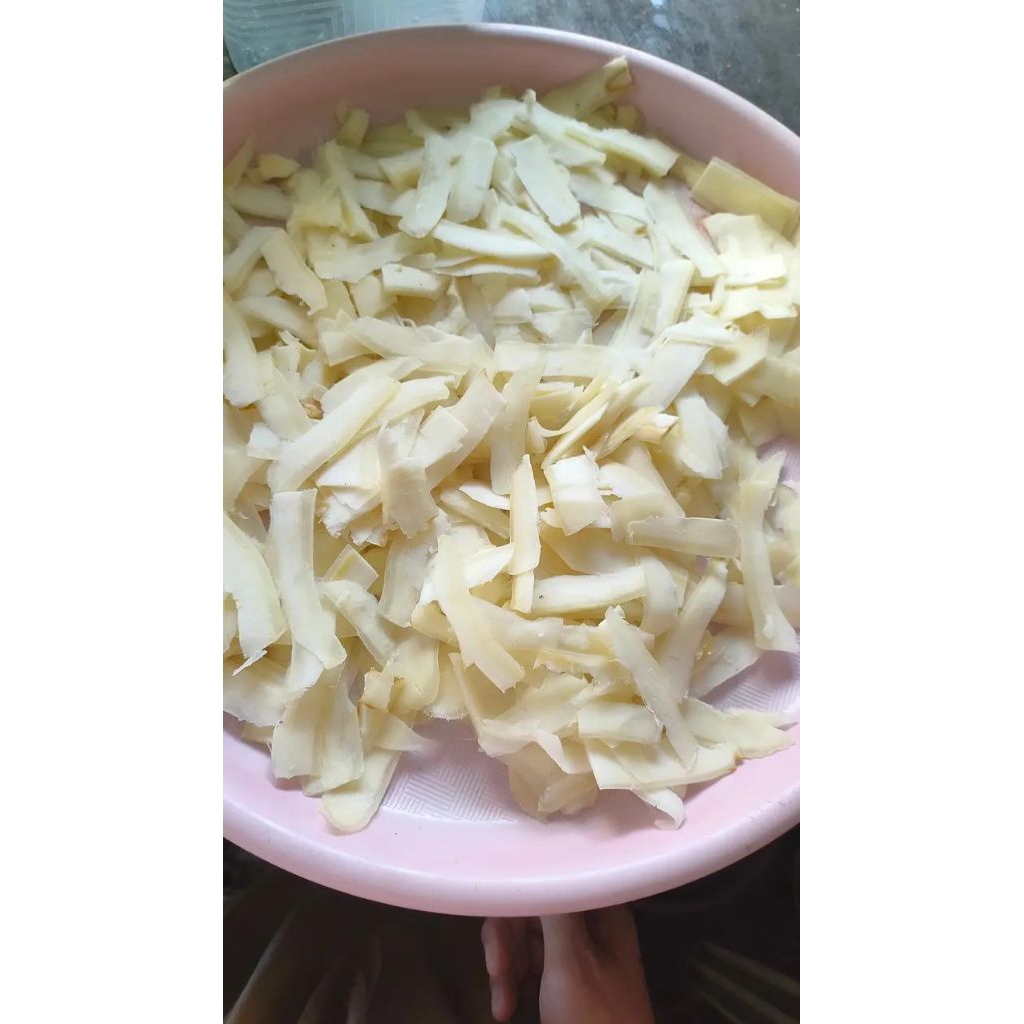 kripik manggleng Mentah / keripik singkong