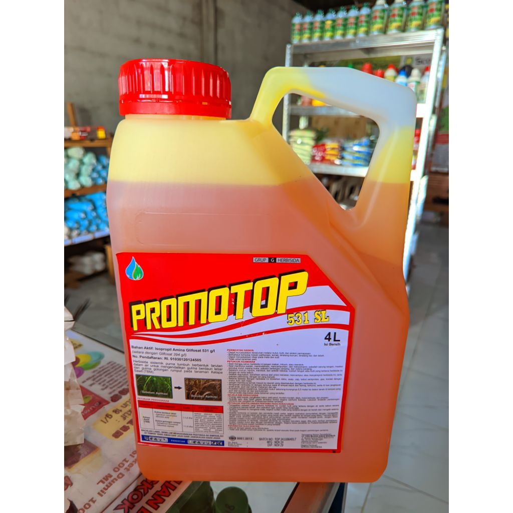 HERBISIDA SISTEMIK PROMOTOP 531 SL (4 LITER) RACUN RUMPUT
