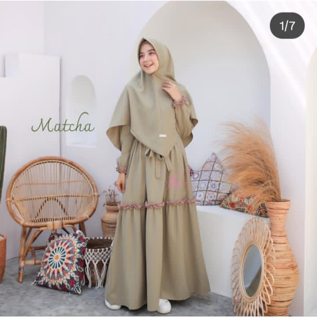 preloved gamis set by koleksi hanana