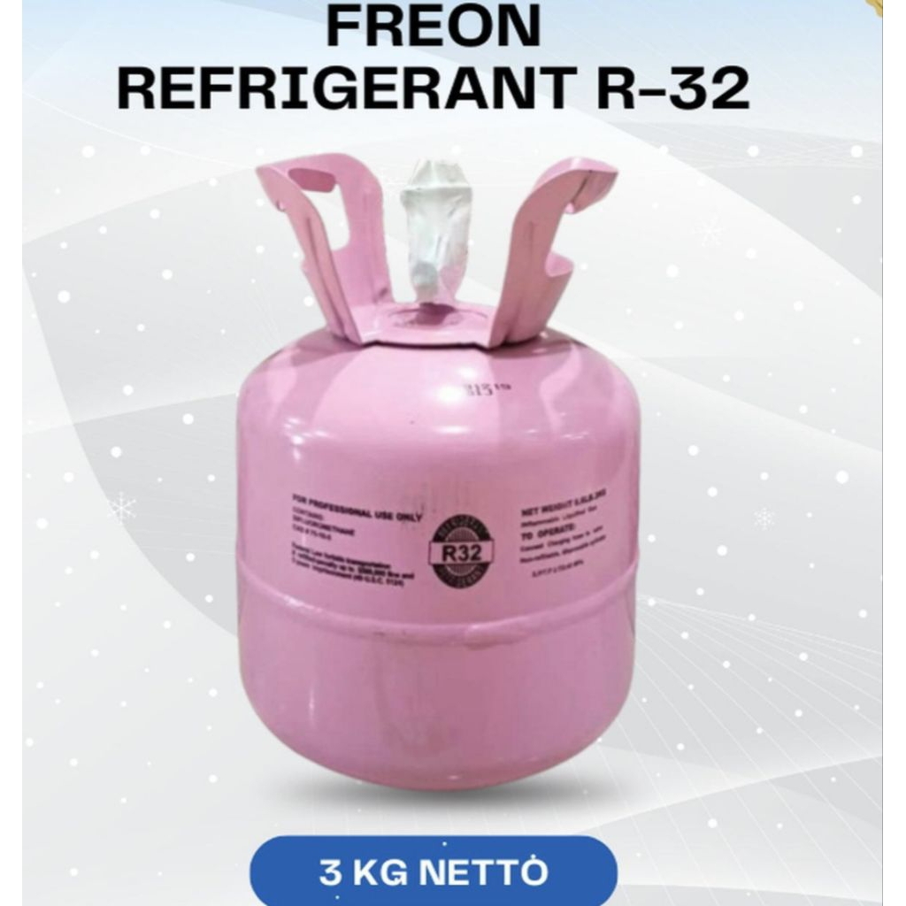 FREON R 32 REFRIGANT | PREON R32 TABUNG ISI 3KG | FREON R-32 TABUNG 3 KG ORIGINAL SEGEL