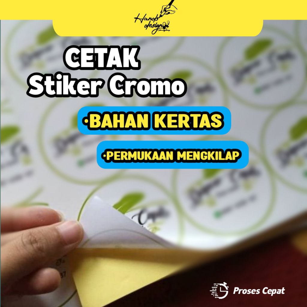 Cetak Stiker Cromo/ Cetak Stiker A3+/Cetak Stiker Usaha